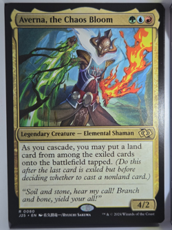 Averna, the Chaos Bloom (Anime) - R80 - MTG - Foundations Jumpstart (J25) - Image 1