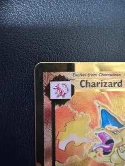 Pokemon Celebrations Charizard Gold Metal Card #4/102 Promo 25th Anniversary - Image 3
