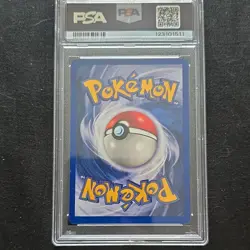 Pokemon TCG 1999 Pikachu Red Cheeks Shadowless Base Set #58 PSA 7 WOTC - Image 2