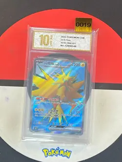 Pokemon TCG S-Chinese 151 C Zapdos EX 151 C 184/151 SR Grade10 - Image 1