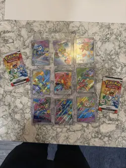 Pokemon Series 1 Holo Card Lot Squirtle Charmander Rowlet Popplio all 9 Cards - Image 3
