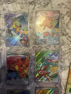 Pokemon Series 1 Holo Card Lot Squirtle Charmander Rowlet Popplio all 9 Cards - Image 4