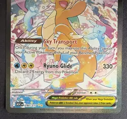 Pokemon Ascended Heroes Mega Dragonite EX Secret Illustration Rare (SIR) 290/217 - Image 3