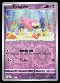 Slowpoke 57/142 Common Stellar Crown Pokemon Reverse Holo NM - Image 1