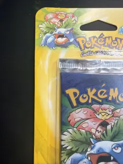 1999 Pokemon Base Set Shadowless venusaur Blister Booster Pack Heavy 34G - Image 3