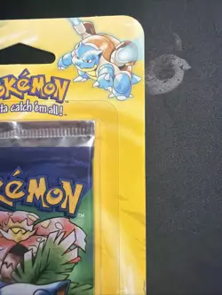 1999 Pokemon Base Set Shadowless venusaur Blister Booster Pack Heavy 34G - Image 4