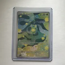 Pokemon TCG Budew 221/217 Ascended Heros Illustration Rare IR - Image 1