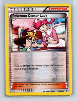 XY - Flashfire #93/106 Pokemon Center Lady - Image 1