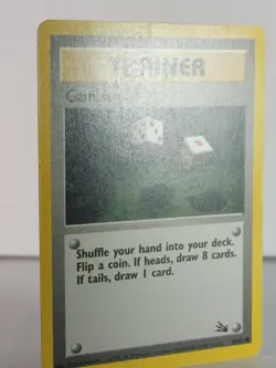 Gambler - Fossil 60/62 singles, non-holo Pokemon TCG uncommon - Image 4