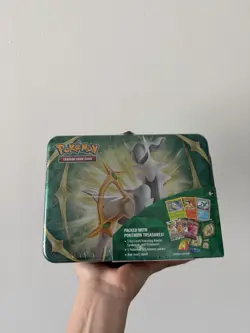 2022 Pokemon English Arceus Spring Collectors Chest Tin Lunchbox - NEW & SEALED - Image 1