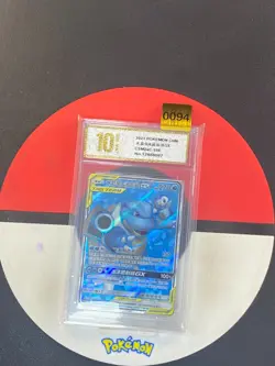 Blastoise & Piplup GX CSM2aC 156/150 SR Rare Pokemon Sun & Moon Chinese Grade10 - Image 1