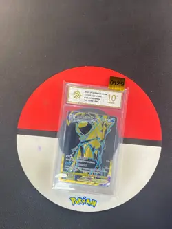 Pokemon TCG S-Chinese Ice Rider Calyrex VMAX CS5.1C 018/004 Grade10 - Image 1