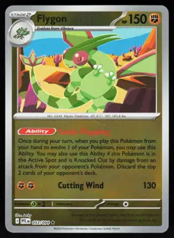 Flygon 053/094 Rare Phantasmal Flames Pokemon Reverse Holo NM - Image 1