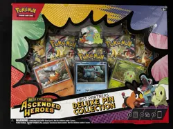 Pokemon TCG Ascended Heroes First Partner Deluxe Pin Collection Box Sealed New - Image 1