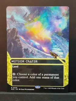 MTG - Meteor Crater - Stellar Sights - Edge of Eternities - Magic the Gathering - Image 1