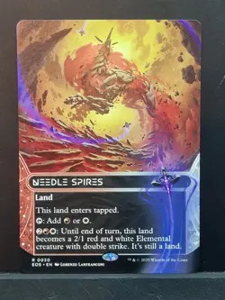 Needle Spires (0030) (Borderless) MTG [Edge of Eternities: Stellar Sights] - Image 1