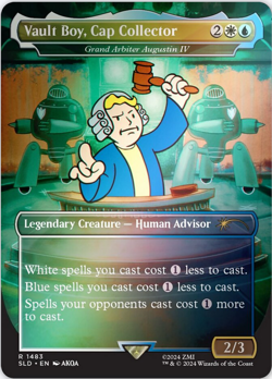 Grand Arbiter Augustin IV - Fallout FOIL, Etched, Borderles, Mix and Match - MtG - Image 1