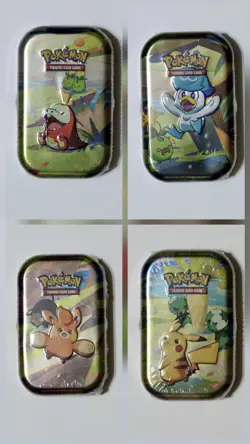 Pokemon Scarlet & Violet Paldea Friends Mini Tins - Brand New Factory Sealed - Image 1