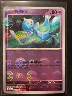 Pokemon TCG - Frillish 044/086 Pokeball - White Flare - Image 1