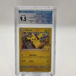Pikachu 25/25 McDonald's Collection 2021 Confetti Holo CGC 9.5 Gem Mint Pokemon - Image 1
