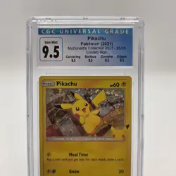 Pikachu 25/25 McDonald's Collection 2021 Confetti Holo CGC 9.5 Gem Mint Pokemon - Image 2
