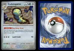 DUDUNSPARCE (POKE BALL) 080/131 HOLO SV: PRISMATIC EVOLUTIONS POKEMON NM - Image 1