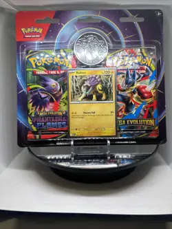 NEW Pokemon Mega Evolution & Phantasmal Flames 2-Pack Blister Sealed - Raikou - Image 3