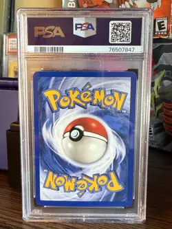 1999 POKEMON BASE SET UNLIMITED #44 BULBASAUR PSA 8 - Image 2