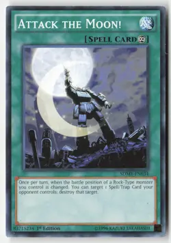 Yugioh - Attack the Moon! SDMY-EN034 1st Edition - Structure Deck: Yugi Muto - Image 1