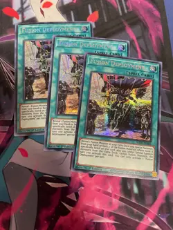 YUGIOH - FUSION DEPLOYMENT X3 - SECRET RARE - NM - 1ST ED - MP21 - Image 1