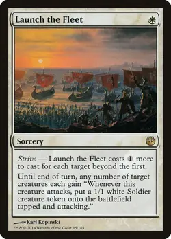 MTG - Launch the Fleet - Journey into Nyx - Magic the Gathering - Image 1