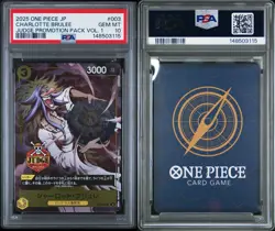 2025 One Piece Japanese Charlotte Brulee Judge Promotion Pack Vol 1 PSA 10 - Image 3