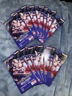 One Piece TCG: The Azure Sea's Seven Sleeved Booster OP-14 English - Lot of 14 - Image 1