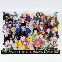One Piece Dragon Ball Card Weekly Jump 40th Anniversary Special Combo Set - Image 1
