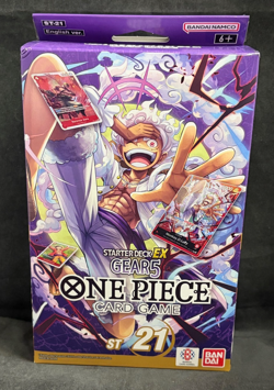 ONE PIECE TCG: GEAR 5 STARTER DECK EX 21 (ST-21) FACTORY SEALED ENGLISH - Image 1