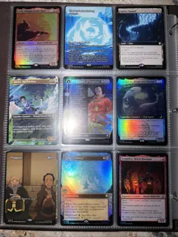 MTG Lot of 9 Avatar The Last Airbender Cards NM/M Condition - Image 1