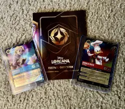 2026 Epcot Festival Of Arts Disney TCG LORCANA Repunzel Donald Duck Promo Card - Image 1