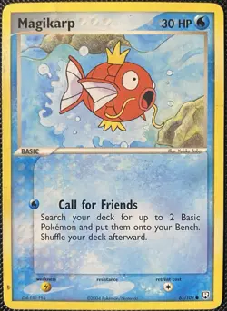 Magikarp 65/109 Team Rocket Returns Regular *DAMAGED* Pokemon Card - Image 1