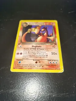 Dark Charizard 21/82 1st Edition Italian Team Rocket Pokemon Card Played WOTC - Image 5