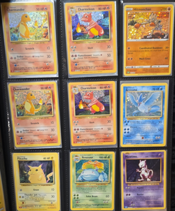 Nintendo Pokemon TCG 2023 Holo 9-Card Lot Charmander Charmeleon Pikachu Mewtwo - Image 1
