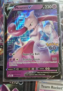 Mewtwo V SWSH223 SWSH: Sword & Shield Promo Cards Holo - Image 1
