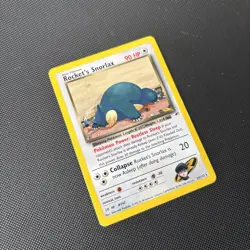 Pokemon Card Gym Heroes Rocket's Snorlax 33/132 WOTC Rare - Image 4