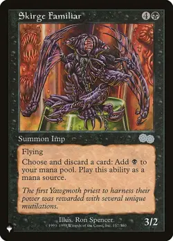 Skirge Familiar - Non-Foil - The List - USG-157 | MTG Card - Image 1