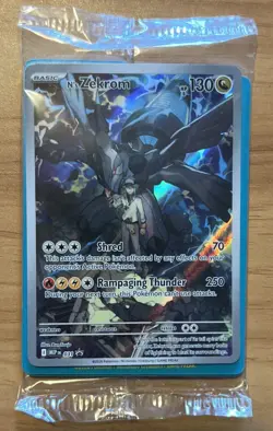 N's Zekrom 031 Sealed - Promo Mega Evolution - Ascended Heroes NM +1 Bonus Card - Image 1