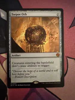 MTG - Torpor Orb 27 - Outlaws of Thunder Junction: The Big Score NM - Image 1