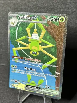 Pokemon TCG Spidops EX Scarlet & Violet Base Set Illustration Rare Card 243/198 - Image 4