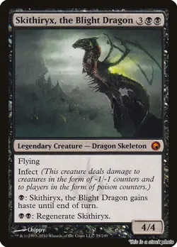 Skithiryx, the Blight Dragon [SOM - 79] - LP TCG MTG - Image 1