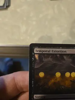 2007 Magic: The Gathering - Planar Chaos Temporal Extortion #81 Played - Image 2