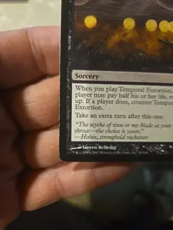 2007 Magic: The Gathering - Planar Chaos Temporal Extortion #81 Played - Image 5