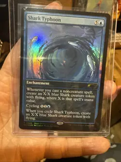 Magic the Gathering MTG Shark Typhoon Foil Promo Store Championship NM - Image 1